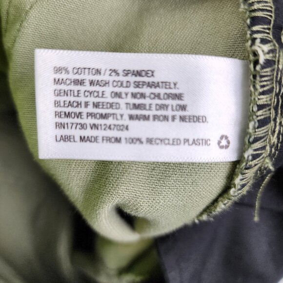 Nili Lotan Jeans Womens 16 Green Camo Ankle Denim (36x26) - Picture 9 of 9